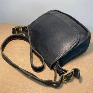Coach Black Leather Shoulder Bag #9954